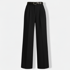Club1972 | Women's Classic Pleated Wide-Leg Trousers