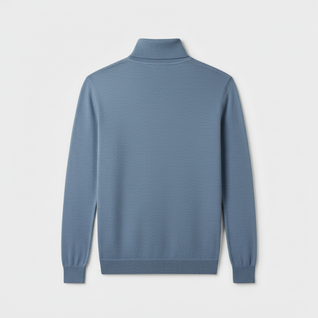 Club1972 | Men’s Refined Merino Wool Turtleneck Sweater