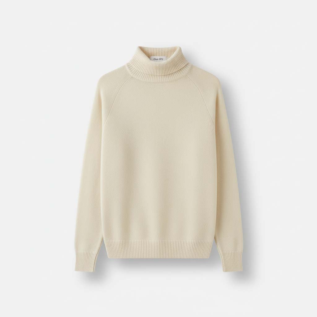Club1972 | Women's Classic Cashmere Turtleneck Knit Sweater