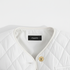 Club1972 | Women’s Classic Quilted Satin Button Jacket