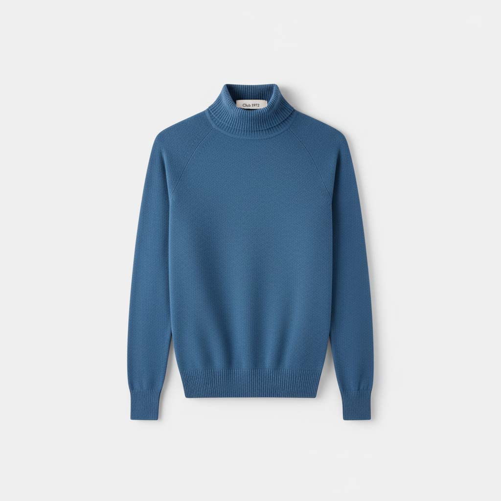 Club1972 | Women's Classic Cashmere Turtleneck Knit Sweater