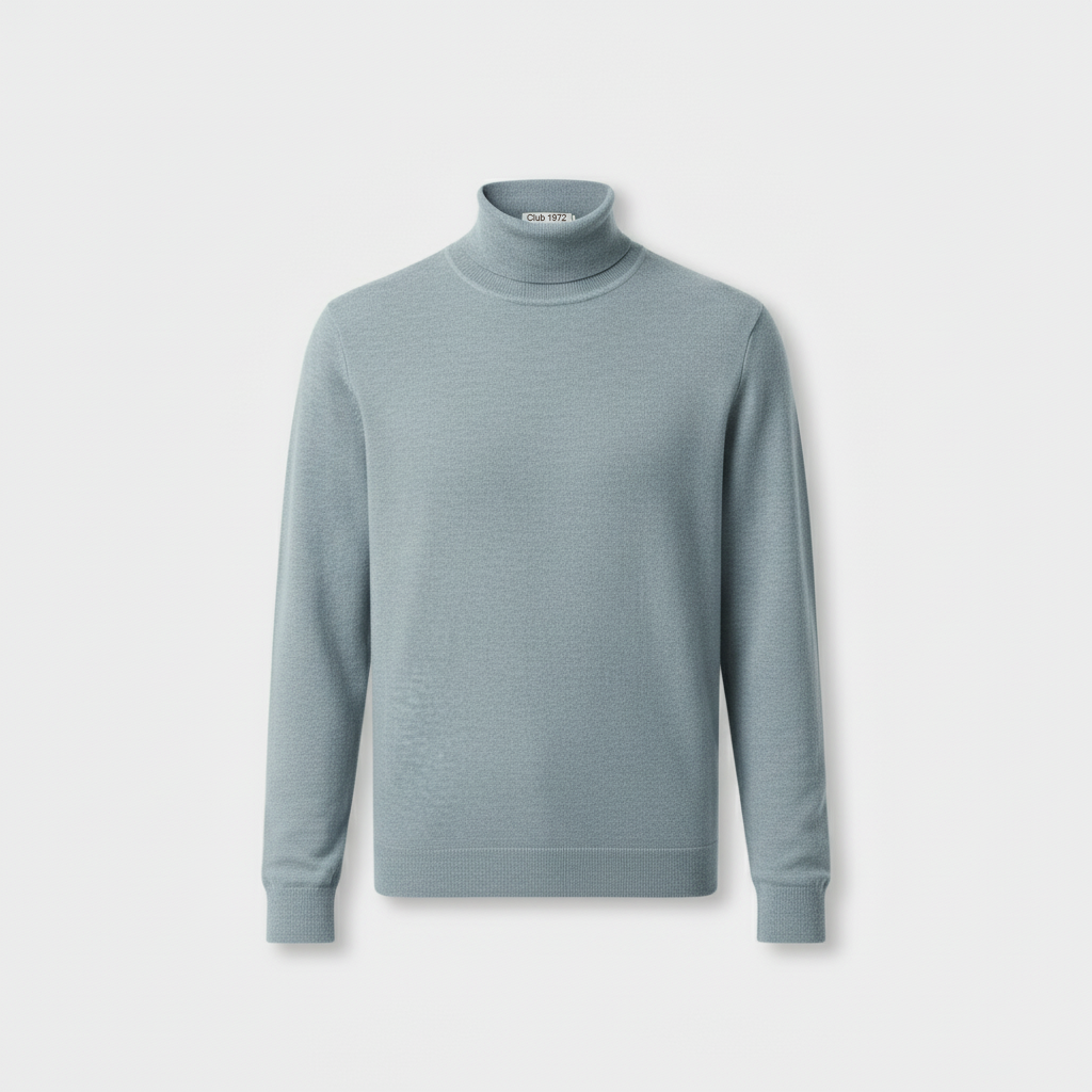 Club1972 | Men’s Refined Merino Wool Turtleneck Sweater