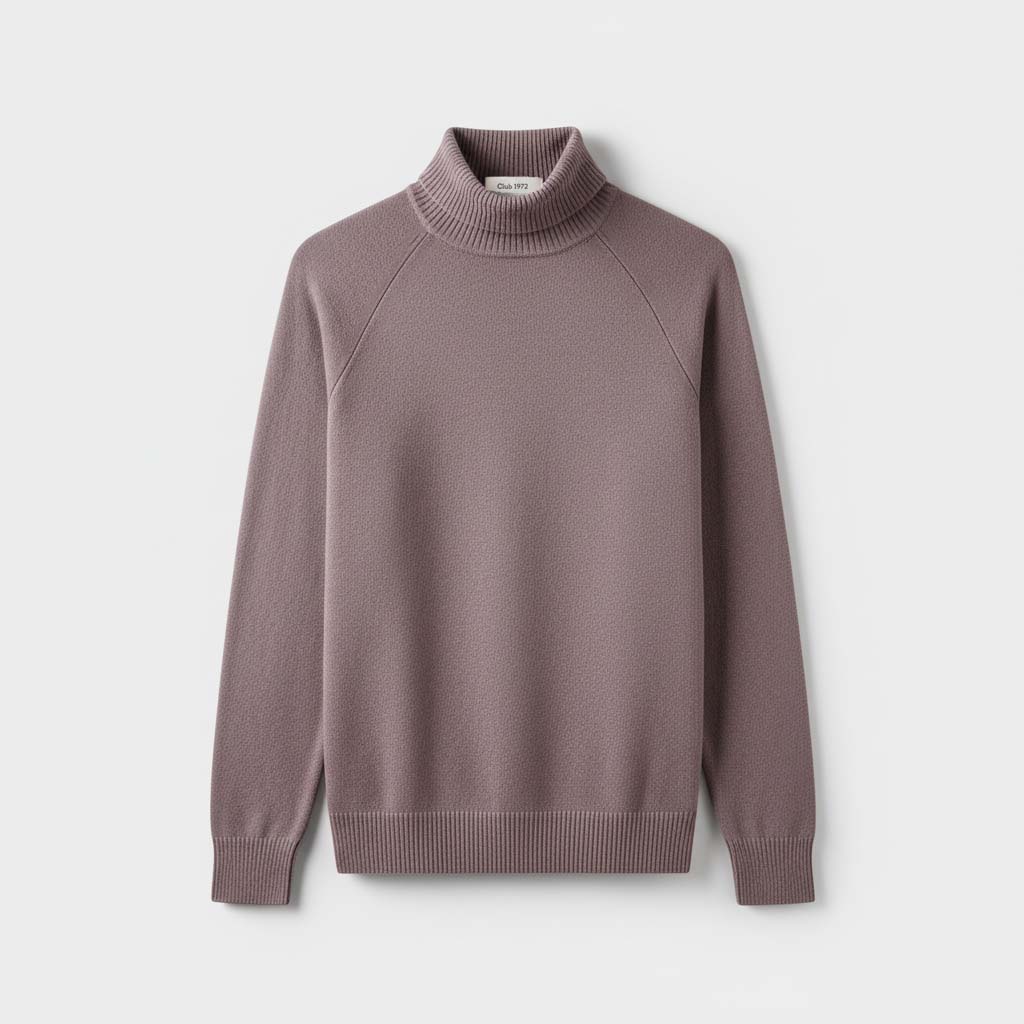 Club1972 | Women's Classic Cashmere Turtleneck Knit Sweater