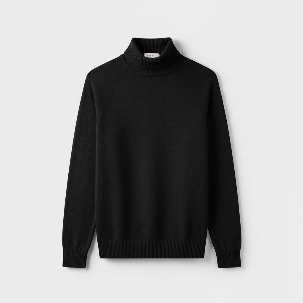 Club1972 | Women's Classic Cashmere Turtleneck Knit Sweater