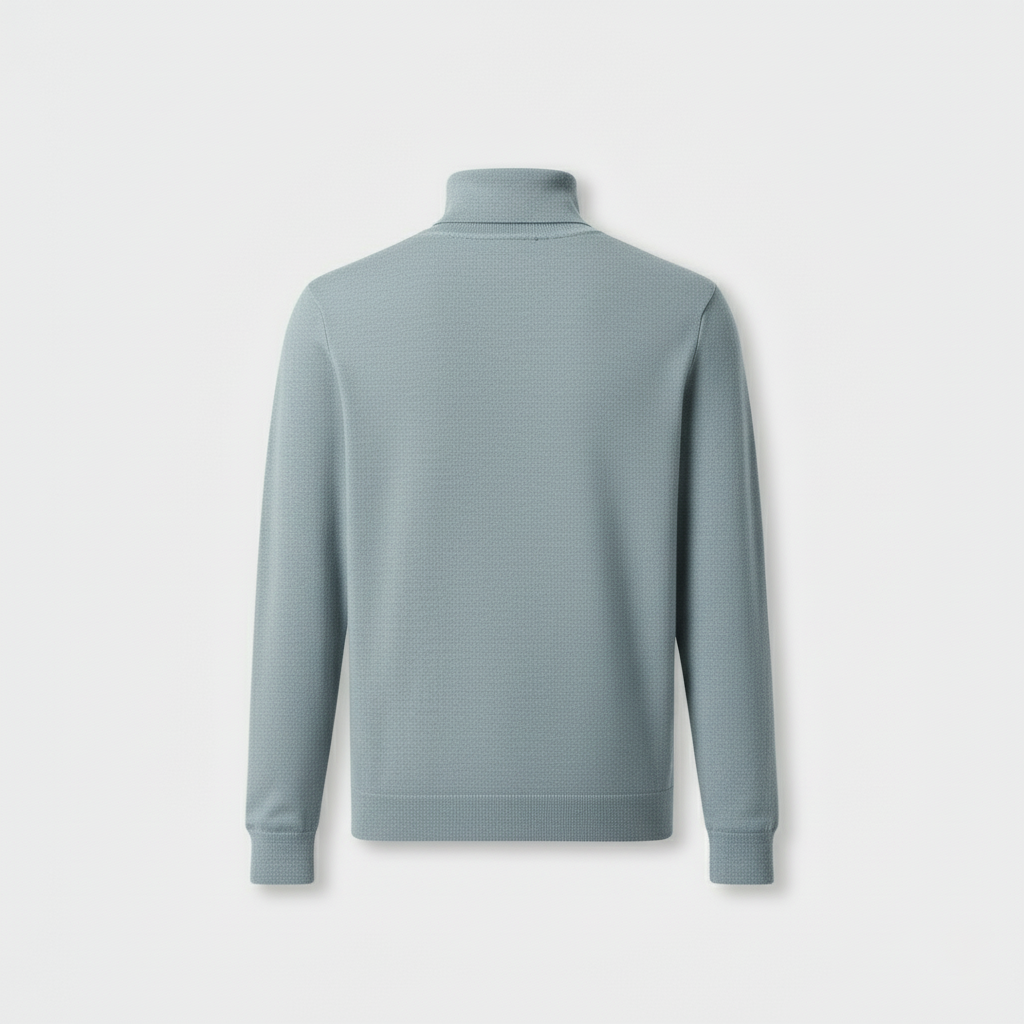 Club1972 | Men’s Refined Merino Wool Turtleneck Sweater