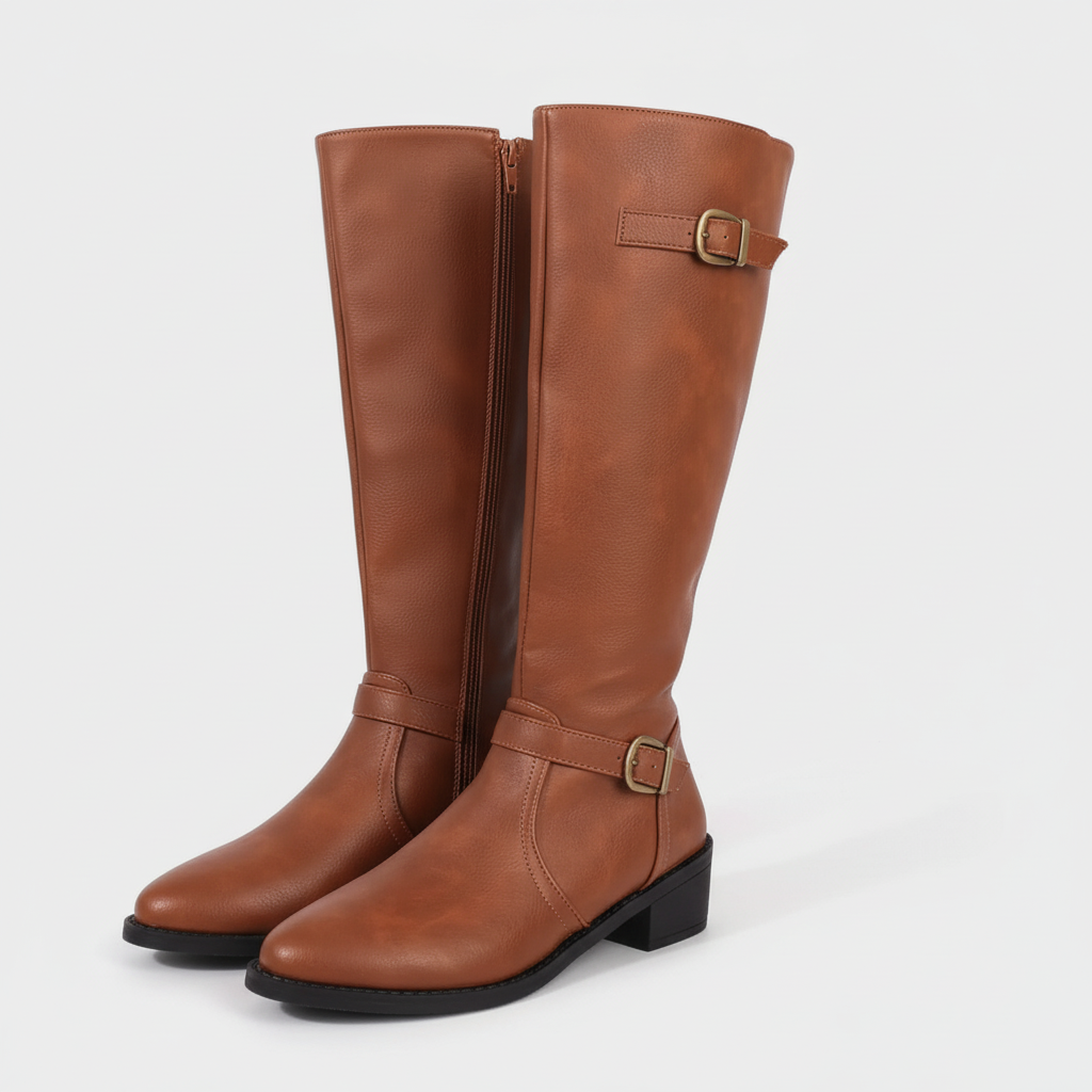 Club1972 | Women's Classic Leather Riding Boots