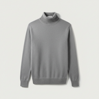 Club1972 | Men’s Refined Merino Wool Turtleneck Sweater