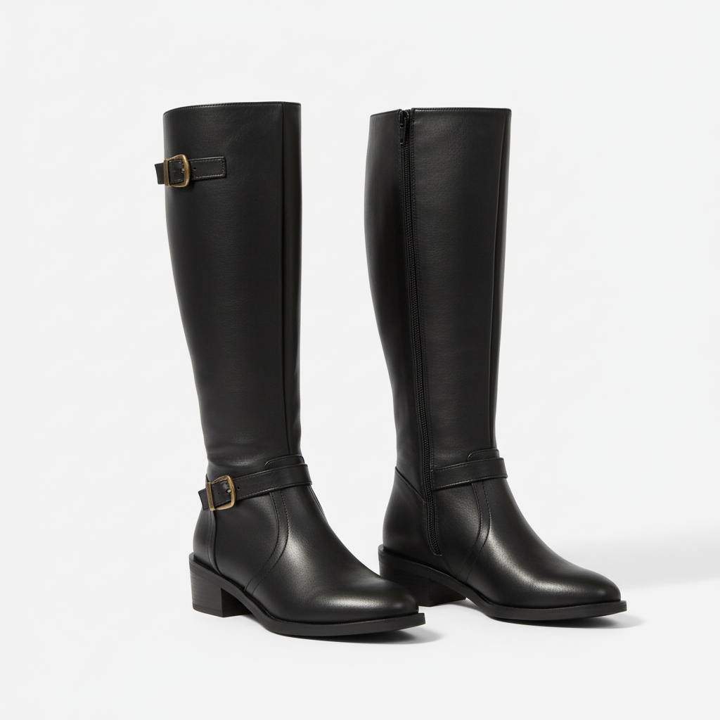 Club1972 | Women's Classic Leather Riding Boots