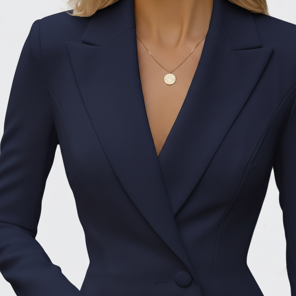 Club1972 | Women's Tailored Double-Breasted Blazer Dress