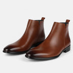 Club1972 | Men's Classic Leather Chelsea Ankle Boots