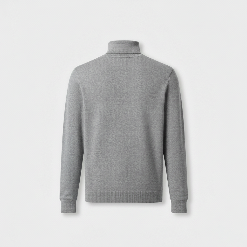 Club1972 | Men’s Refined Merino Wool Turtleneck Sweater