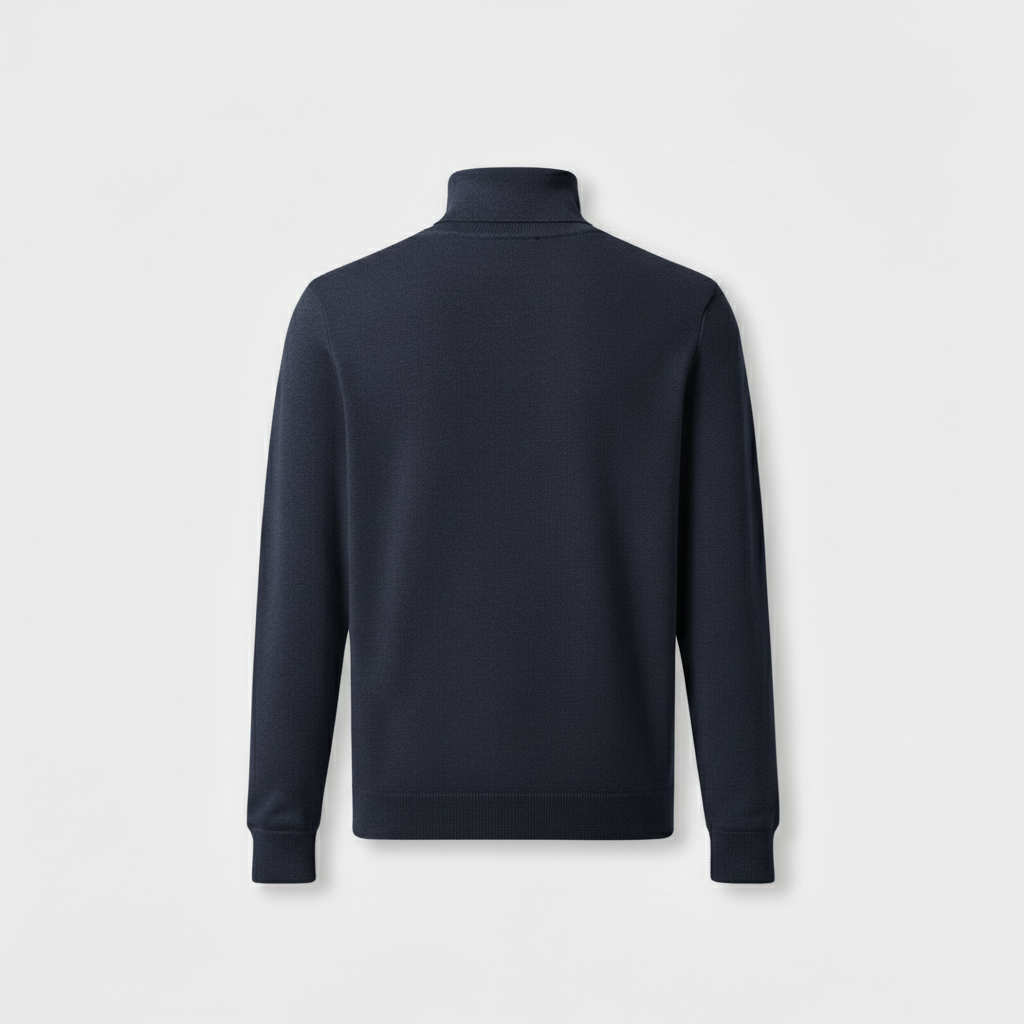 Club1972 | Men’s Refined Merino Wool Turtleneck Sweater