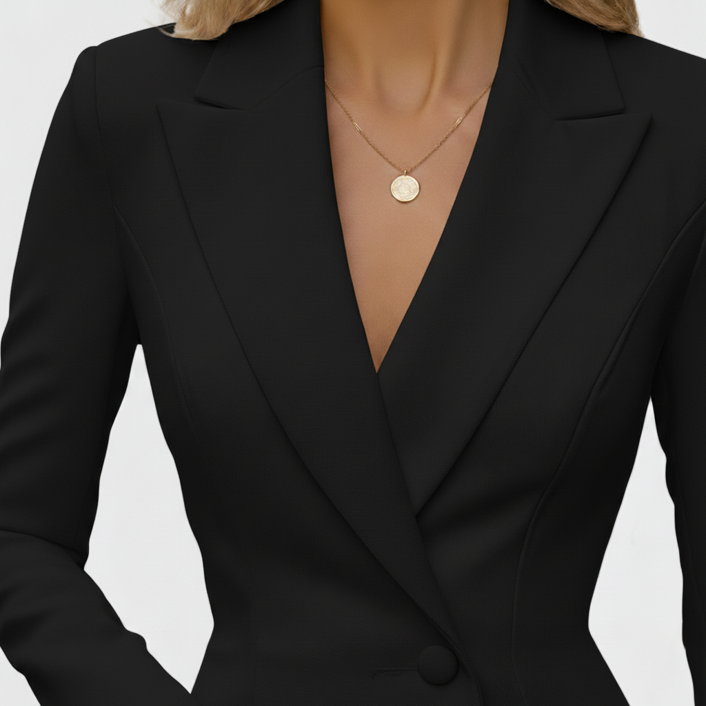 Club1972 | Women's Tailored Double-Breasted Blazer Dress