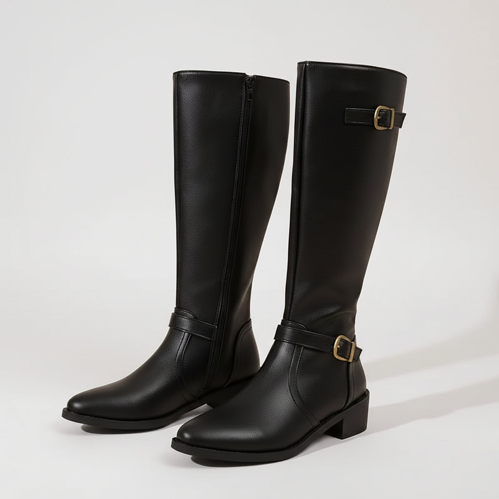 Club1972 | Women's Classic Leather Riding Boots
