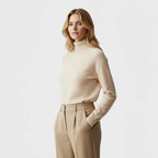 Club1972 | Women's Classic Cashmere Turtleneck Knit Sweater