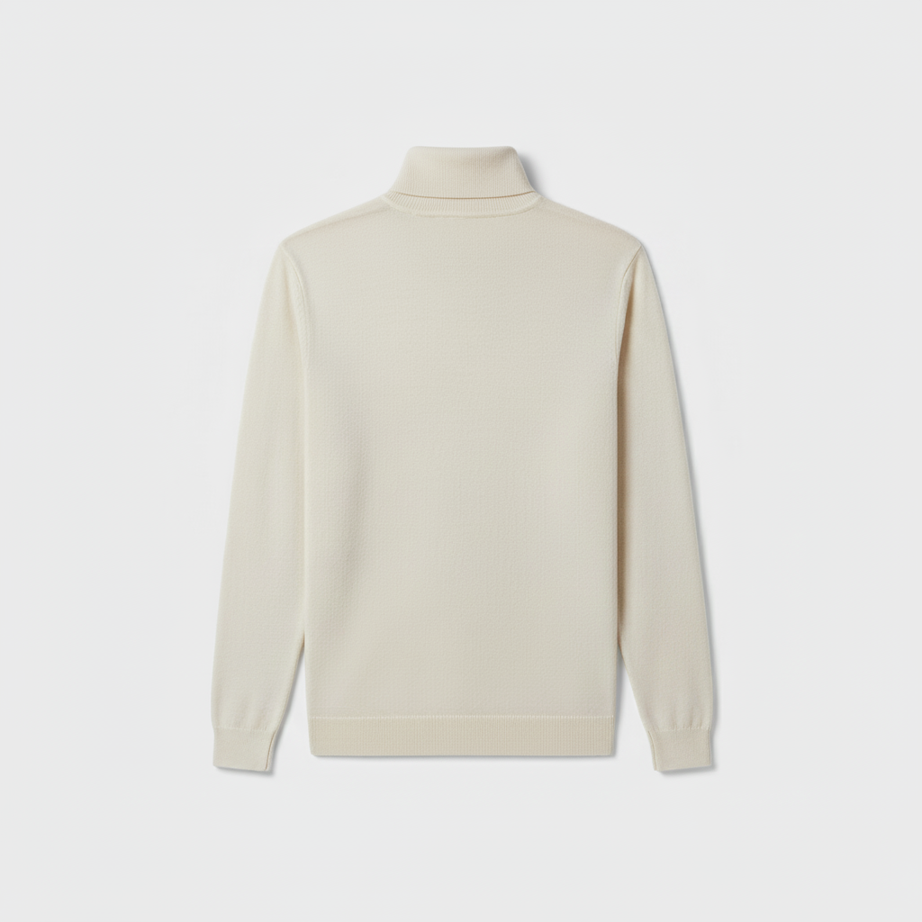 Club1972 | Men’s Refined Merino Wool Turtleneck Sweater