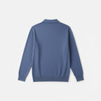 Club1972 | Men's Classic Merino Wool Knit Polo Sweater