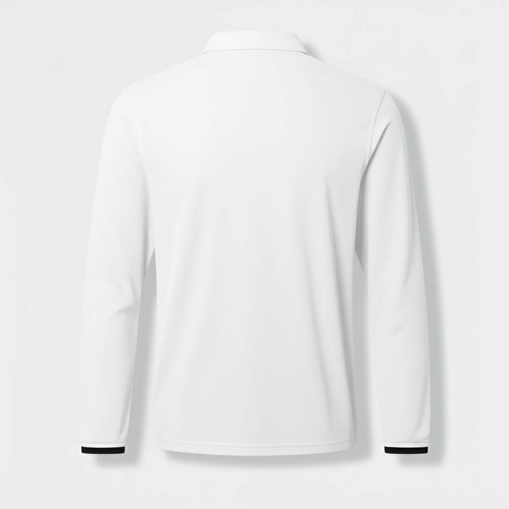 Club1972 | Men's Classic Long-Sleeve Cotton Polo Shirt