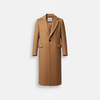 Club1972 | Women's Tailored Wool Blend Longline Coat