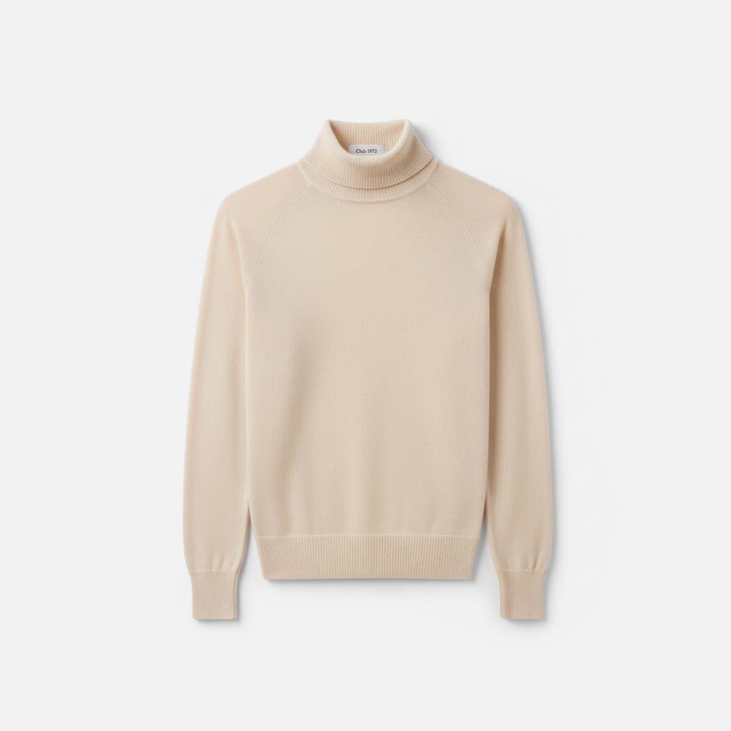 Club1972 | Women's Classic Cashmere Turtleneck Knit Sweater