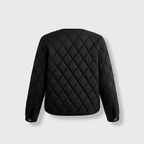 Club1972 | Women’s Classic Quilted Satin Button Jacket