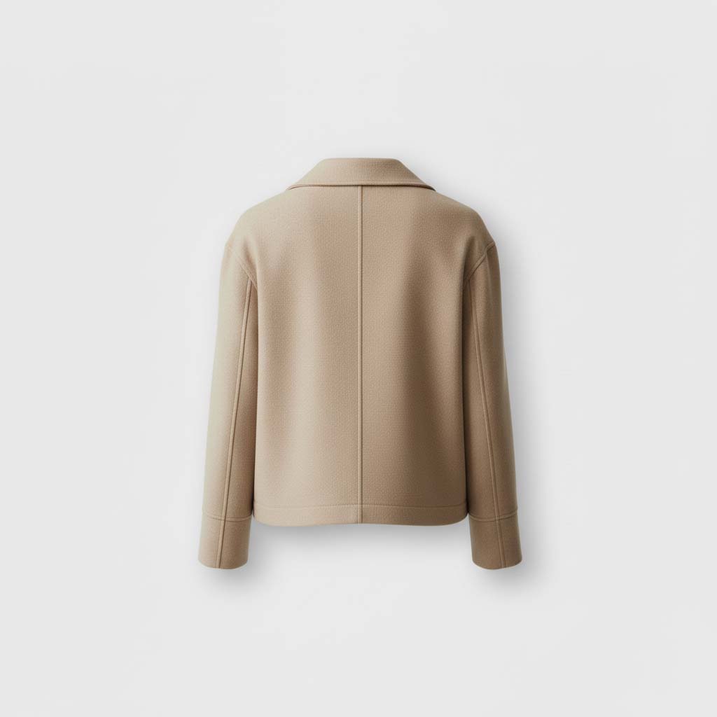 Club1972 | Women's Refined Wool Blend Cropped Boxy Jacket