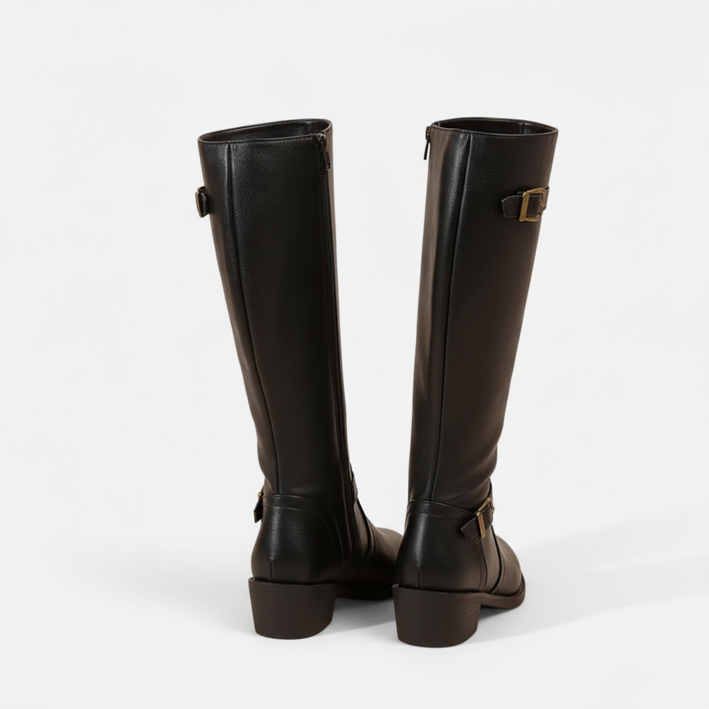 Club1972 | Women's Classic Leather Riding Boots