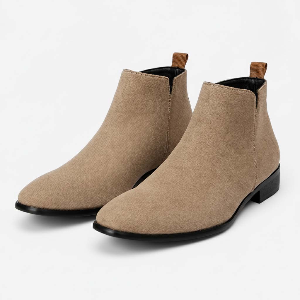 Club1972 | Men's Classic Leather Chelsea Ankle Boots