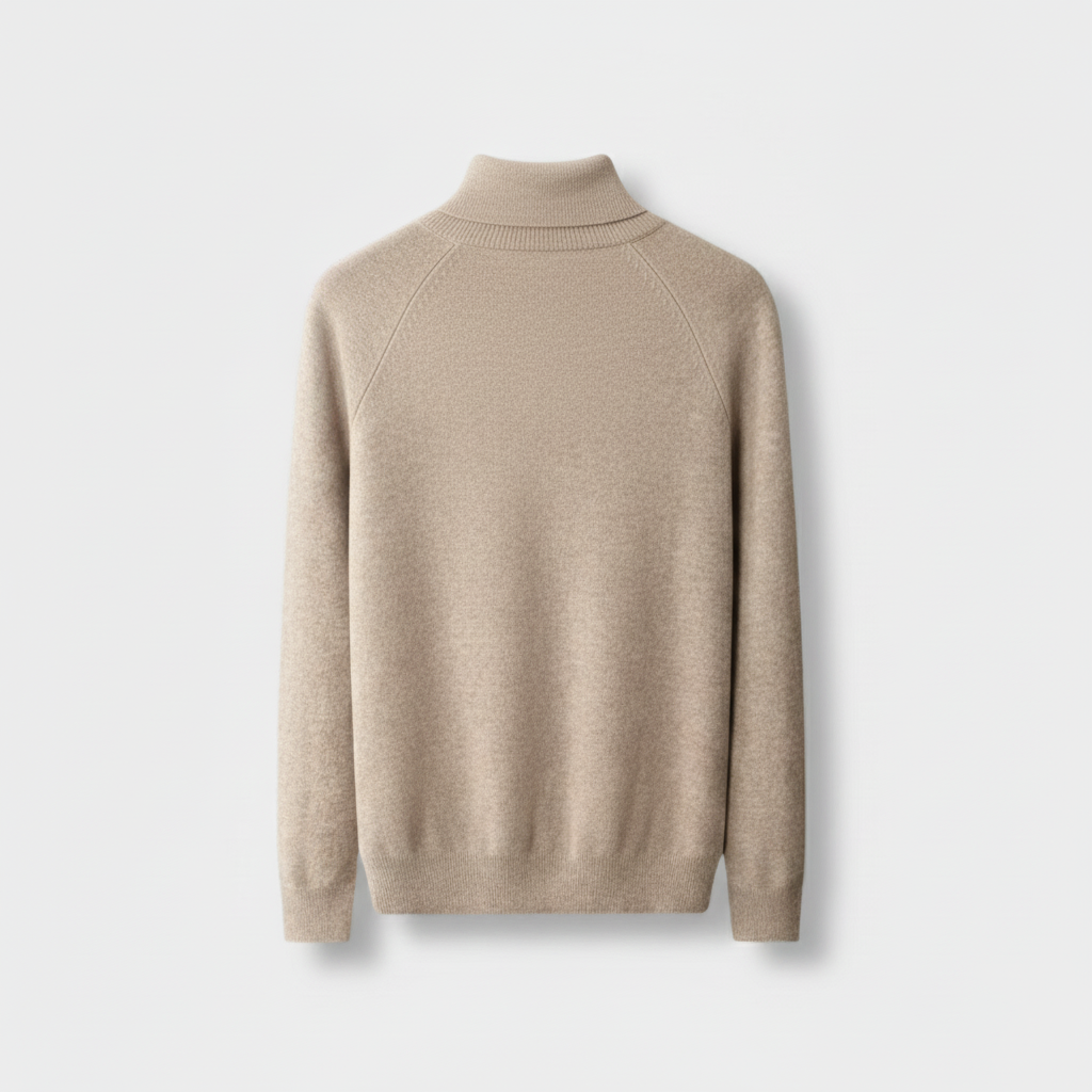Club1972 | Men’s Refined Merino Wool Turtleneck Sweater