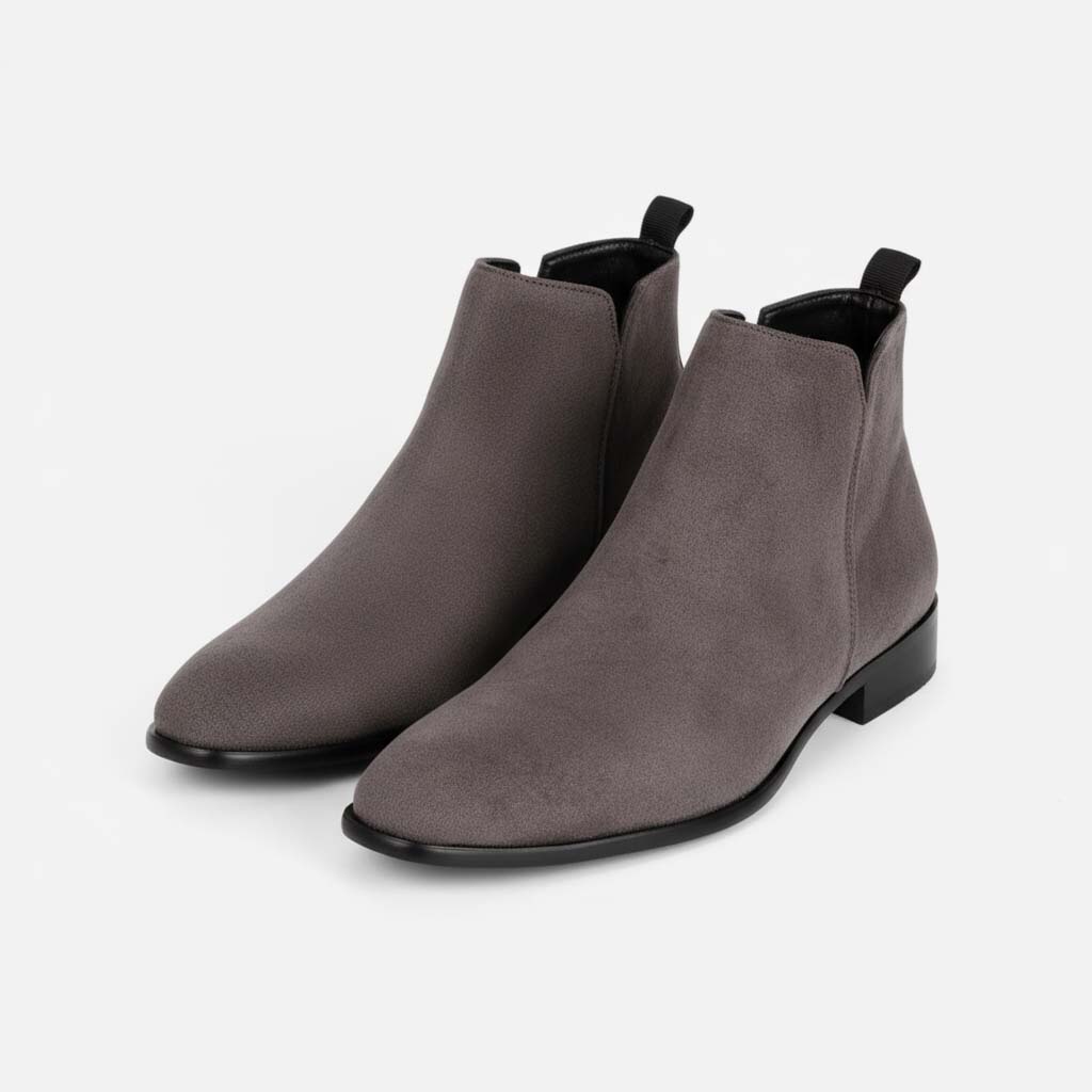 Club1972 | Men's Classic Leather Chelsea Ankle Boots