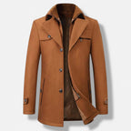 Club1972 | Men's Classic Wool Blend Overcoat