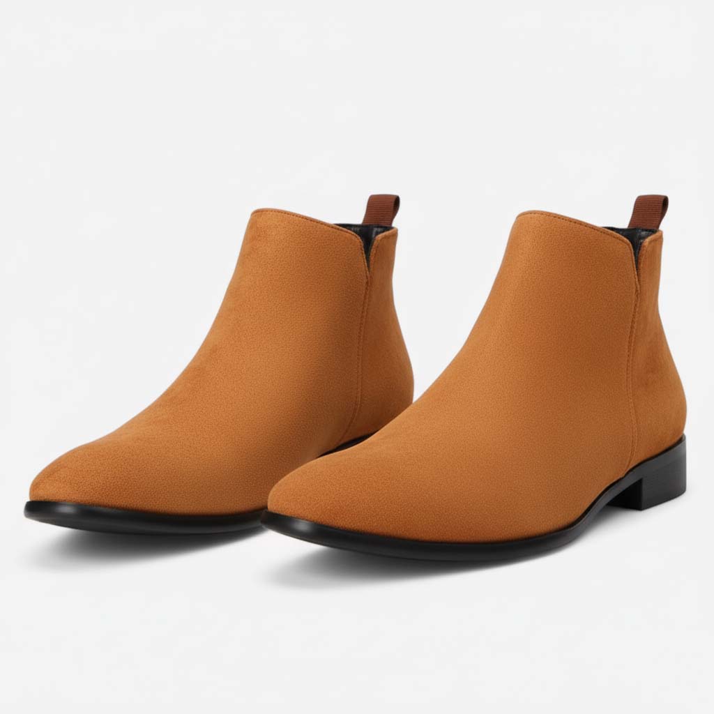 Club1972 | Men's Classic Leather Chelsea Ankle Boots