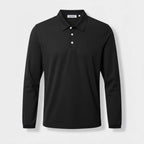 Club1972 | Men's Classic Long-Sleeve Cotton Polo Shirt