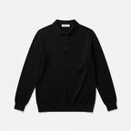 Club1972 | Men's Classic Merino Wool Knit Polo Sweater