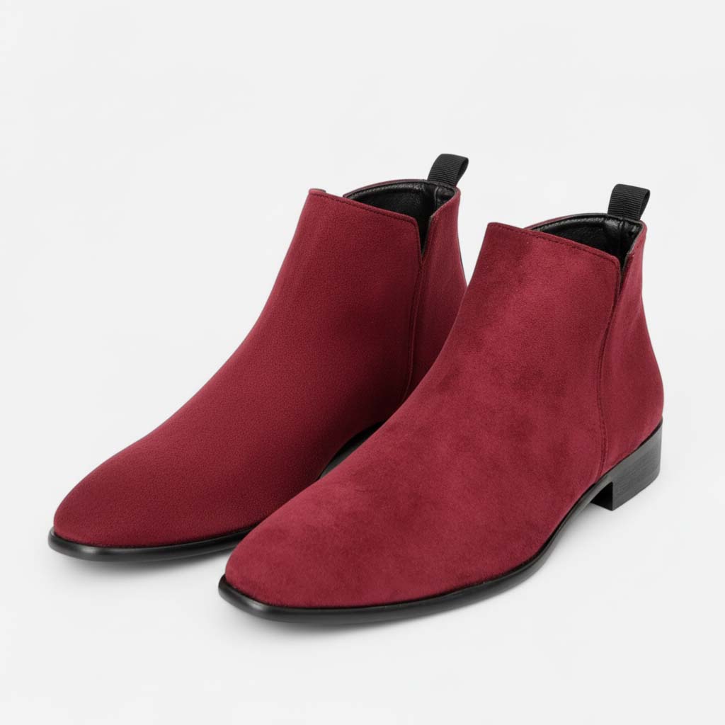Club1972 | Men's Classic Leather Chelsea Ankle Boots