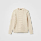Club1972 | Men's Classic Cable-Knit Crewneck Sweater