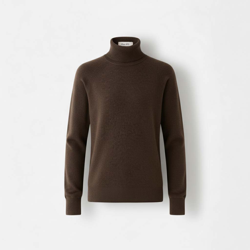 Club1972 | Women's Classic Cashmere Turtleneck Knit Sweater