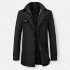 Club1972 | Men's Classic Wool Blend Overcoat