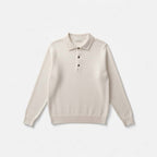 Club1972 | Men's Classic Merino Wool Knit Polo Sweater