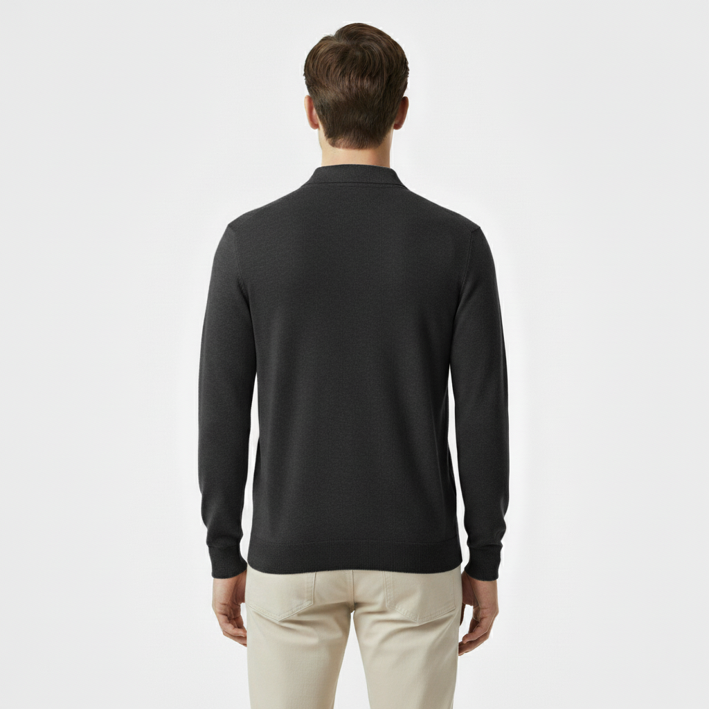 Club1972 | Men’s Refined Merino Zip Polo