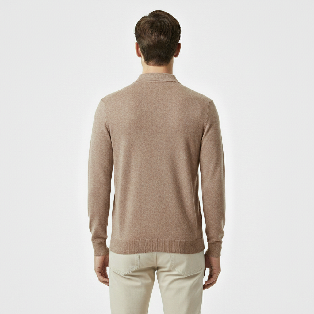 Club1972 | Men’s Refined Merino Zip Polo
