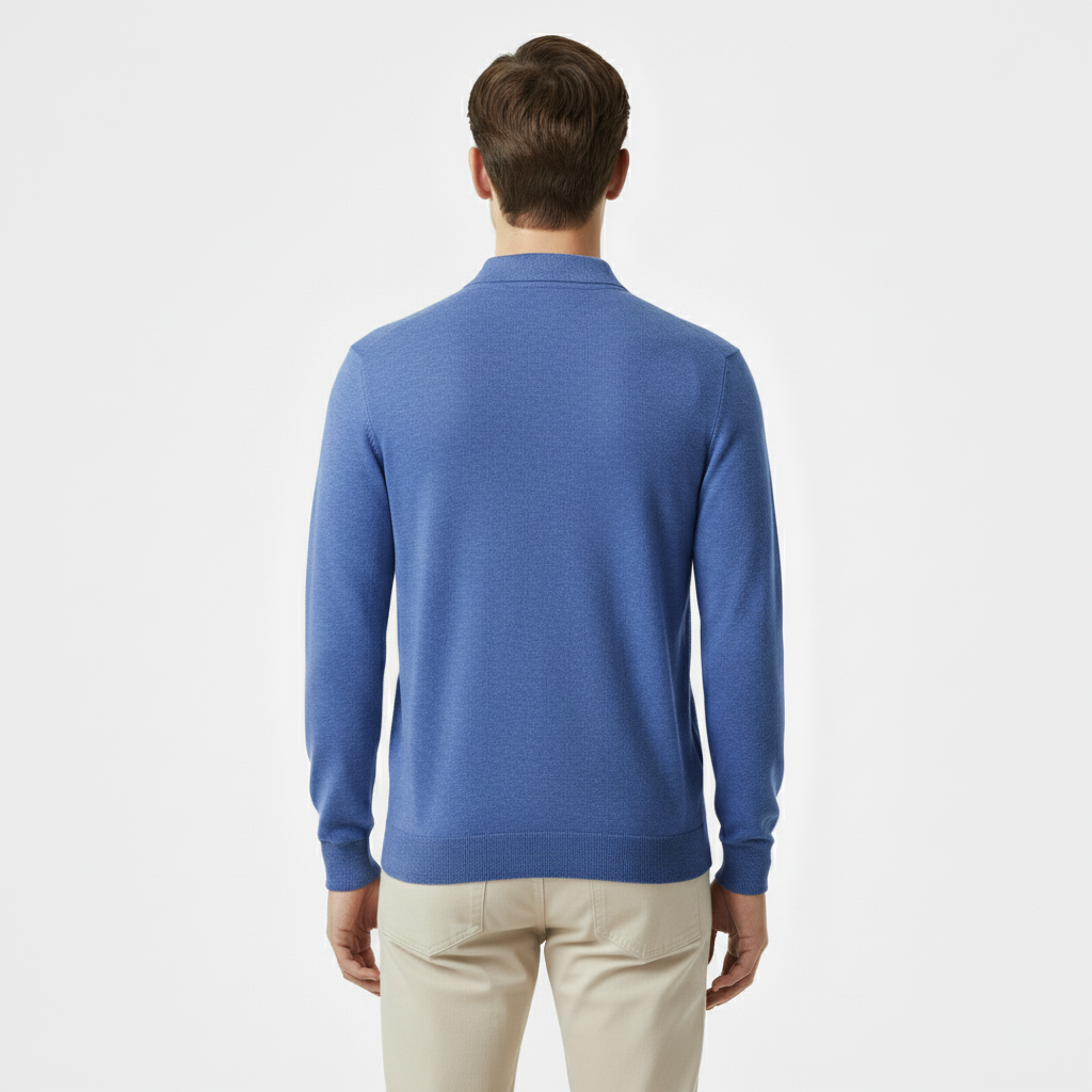 Club1972 | Men’s Refined Merino Zip Polo