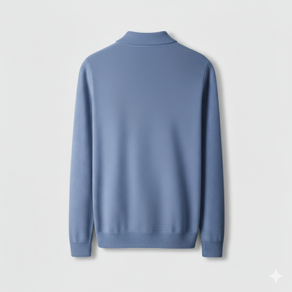 Club1972 | Men’s Refined Merino Zip Polo