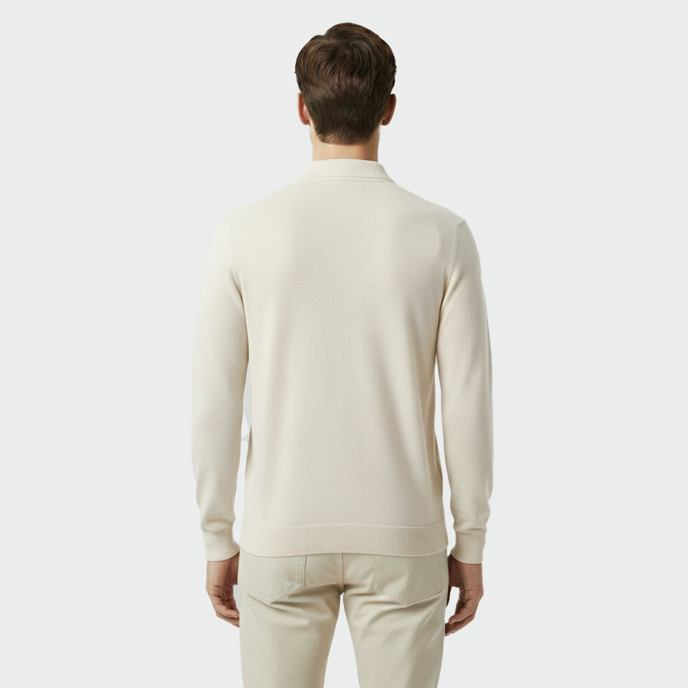 Club1972 | Men’s Refined Merino Zip Polo